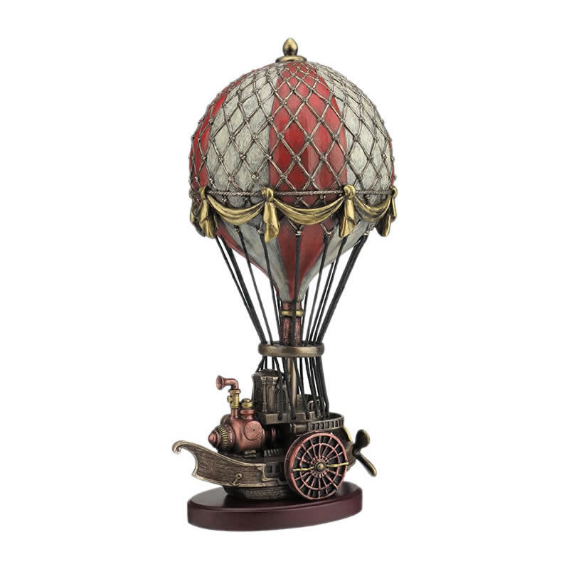 Steampunk Hot Air Balloon Statue