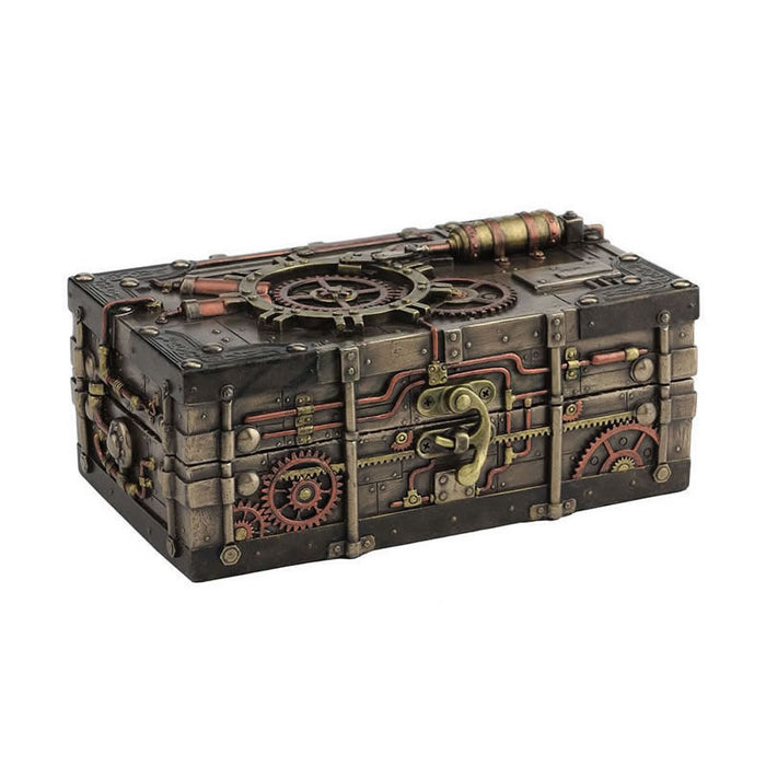 Steampunk Jewelry Box with Lock