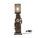 Steampunk Mesh Metal Beacon Tower Clock Lamp