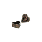 Steampunk Octopus Heart Shaped Trinket Box by Veronese Design