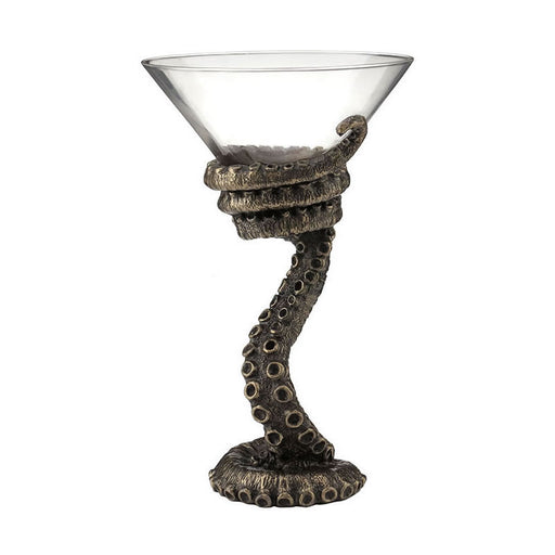Steampunk Octopus Tentacle Martini Glass