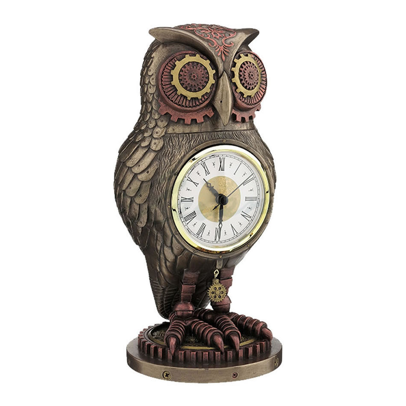 Steampunk Owl Clock
