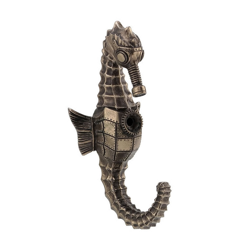 Steampunk Seahorse Wall Hook