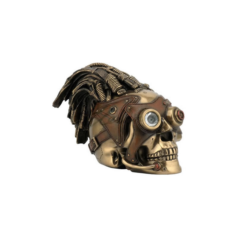 Steampunk Skull Statue