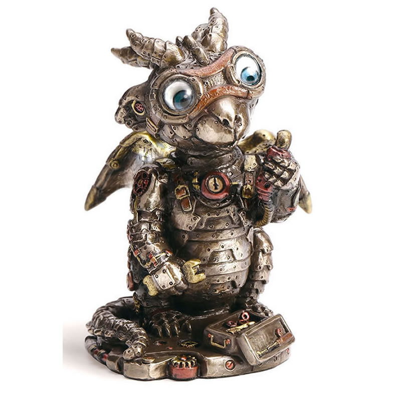 Steampunk Tinkerer Dragon Figurine