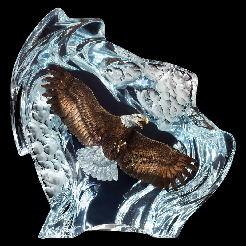 Strength and Honor Eagle Sculpture