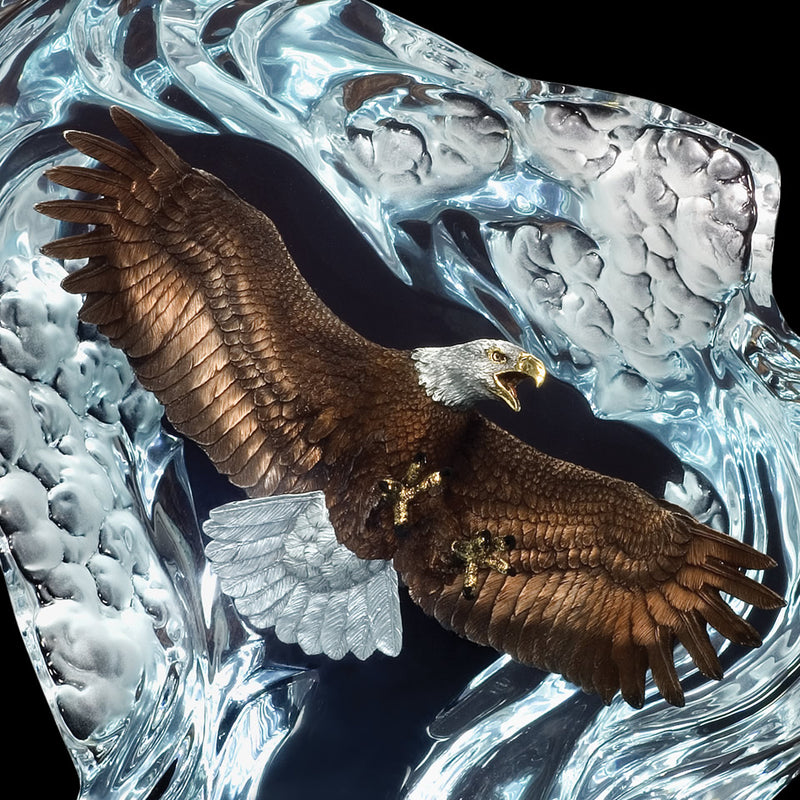 Strength and Honor Eagle Sculpture