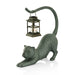 Stretching Cat Garden Lantern