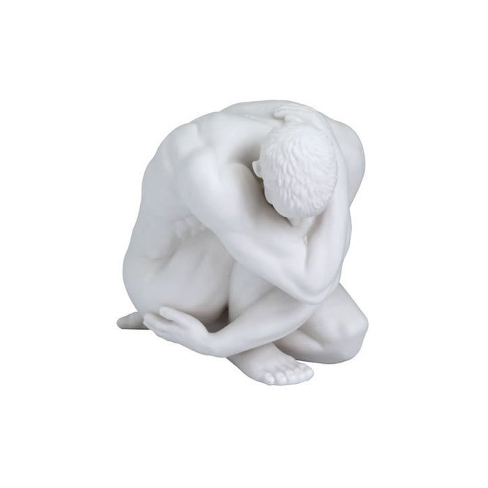 Study of Form Male Nude Sculpture- Matte White