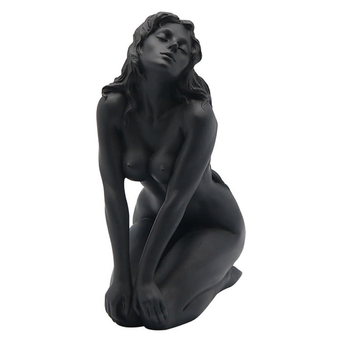 Sultry- Female Nude Sculpture, Black