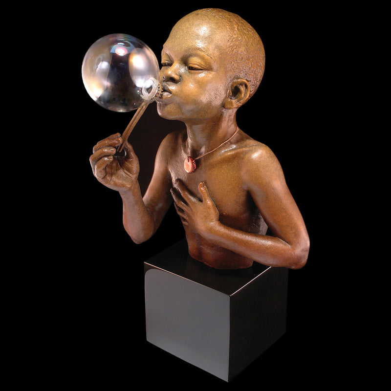 Summer Days African American Sculpture by Thomas Blackshear