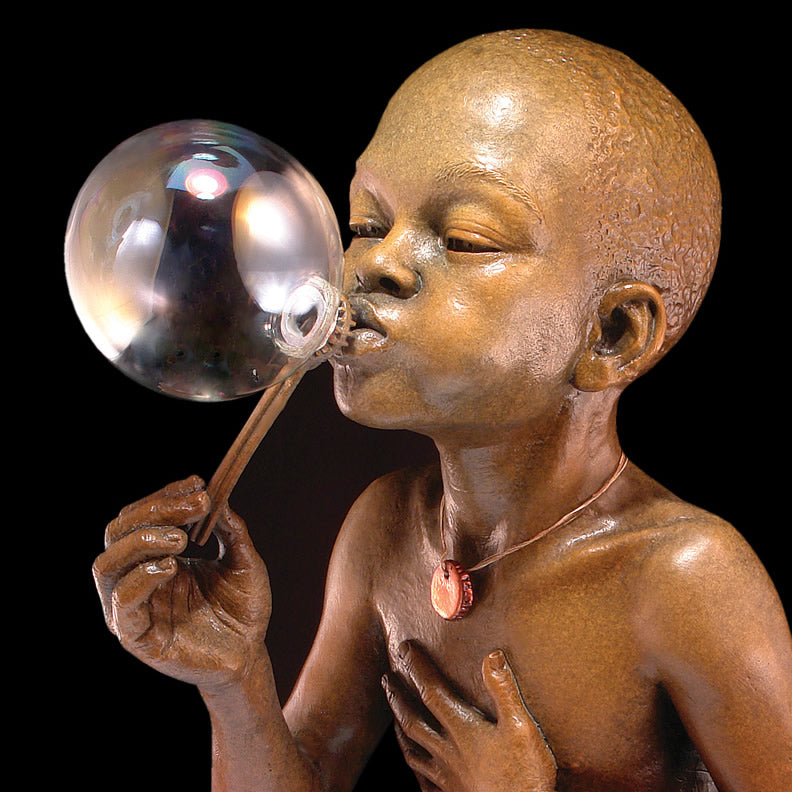 Summer Days African American Sculpture by Thomas Blackshear