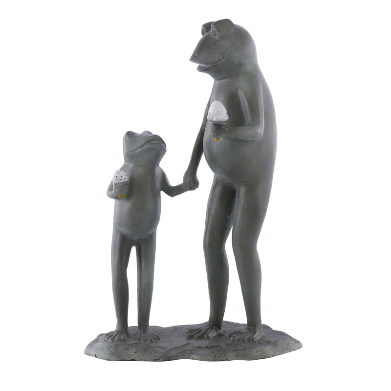 Summertime Treat- Frogs With Ice Cream Garden Sculpture