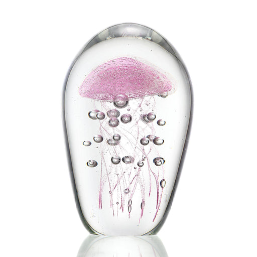 Surfacing Jellyfish Glass Figurine- Purple by San Pacific International/SPI Home