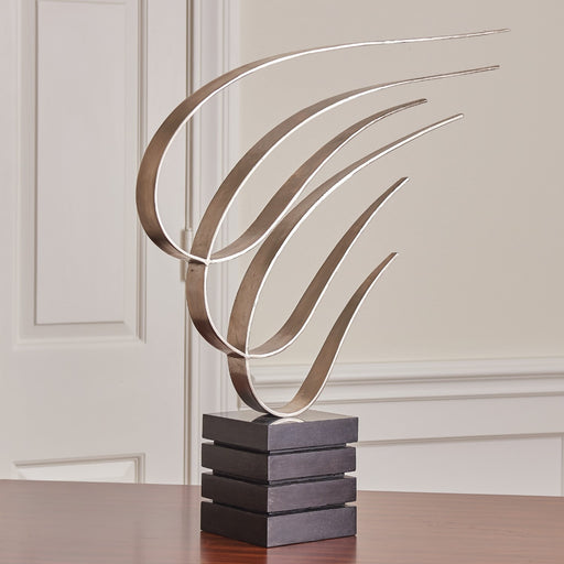 Swoosh Modern Ribbon Sculpture Tabletop
