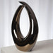 Table Top Modern Loop Sculpture Bronze