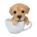Tea Cup Labrador Puppy Statue