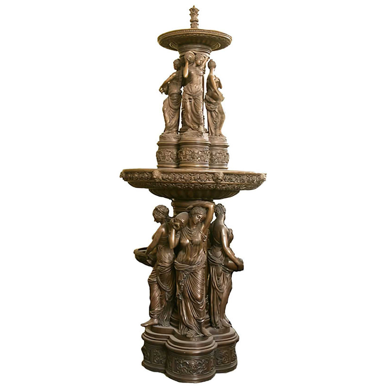 The Master Fountain- Bronze Ladies with Jars
