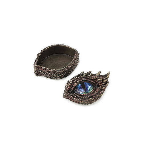 Thorny Scale Dragon Eye Trinket Box by Veronese Design
