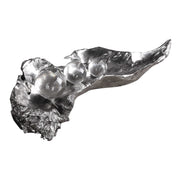 Three Peas In A Pod Modern Metallic Sculpture