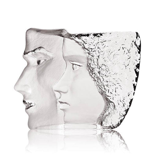 Together Crystal Couple Sculpture by Mats Jonasson