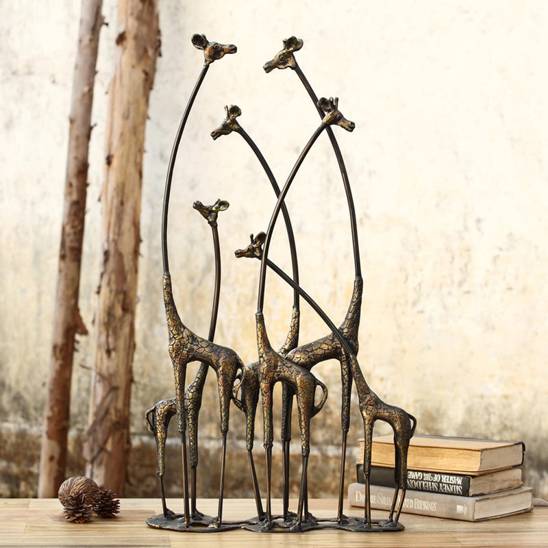 Towering Giraffe Herd Sculpture by San Pacific International/SPI Home