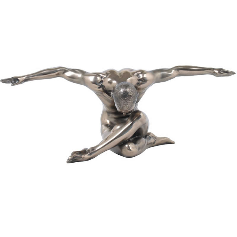 Tranquility- Male Nude Sculpture, Medium