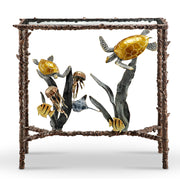 Turtle and Sea Life Console Table by San Pacific International/SPI Home