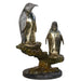 Two Bronze Penguins Statue