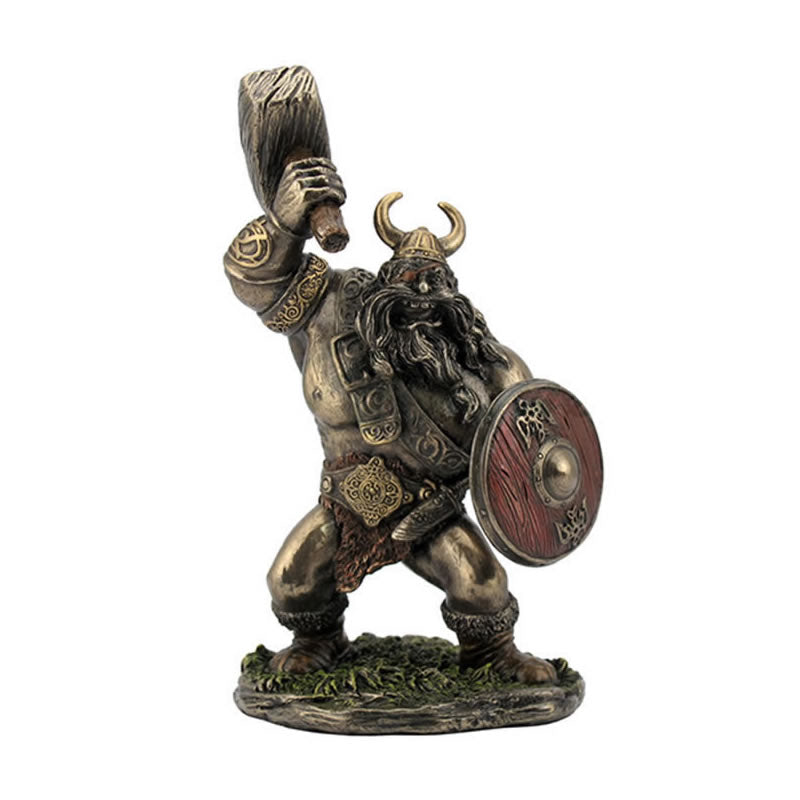 Viking Warrior Statue- Animation Style