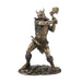 Viking Warrior Swinging An Axe Statue