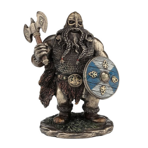 Viking Warrior with Axe Statue