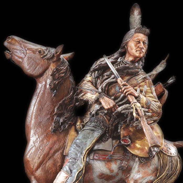 Visionary Native American Indian Sculpture by David Lemon