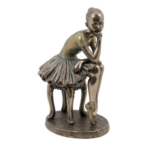 Watch and Learn Ballerina on Stool Statue