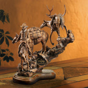The Crossing-Cowboy on Horse Statue