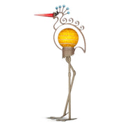 Whimsical Heron Garden Sculpture
