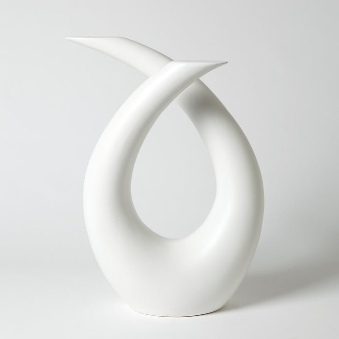 White Loop Sculpture 3