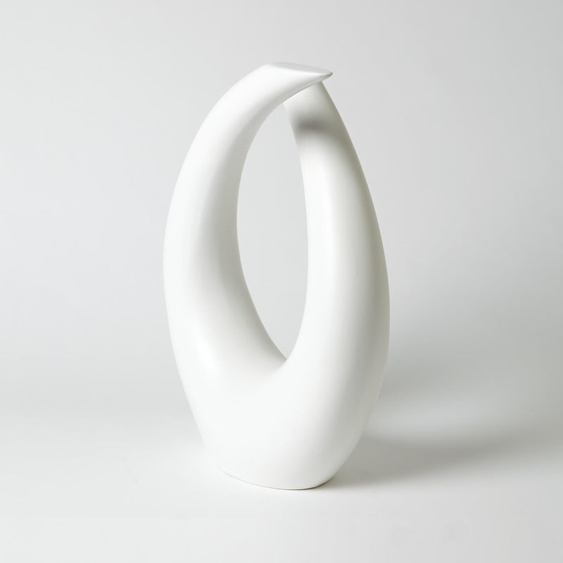 White Loop Sculpture 4