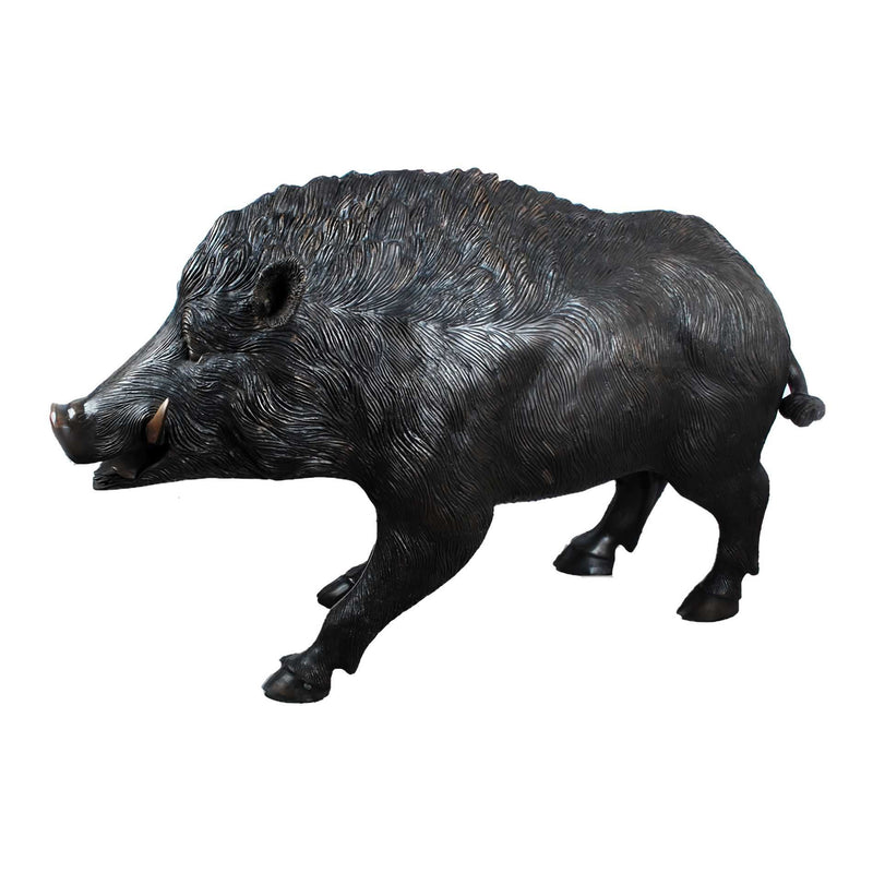 Wild Boar Large Bronze Sculpture
