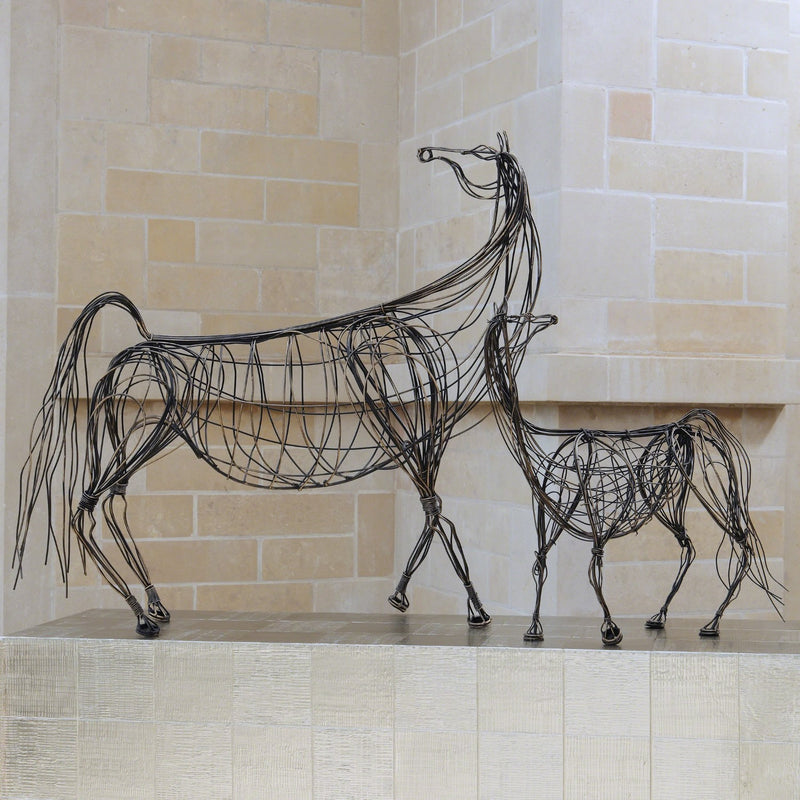 Wire Horse Sculpture 6