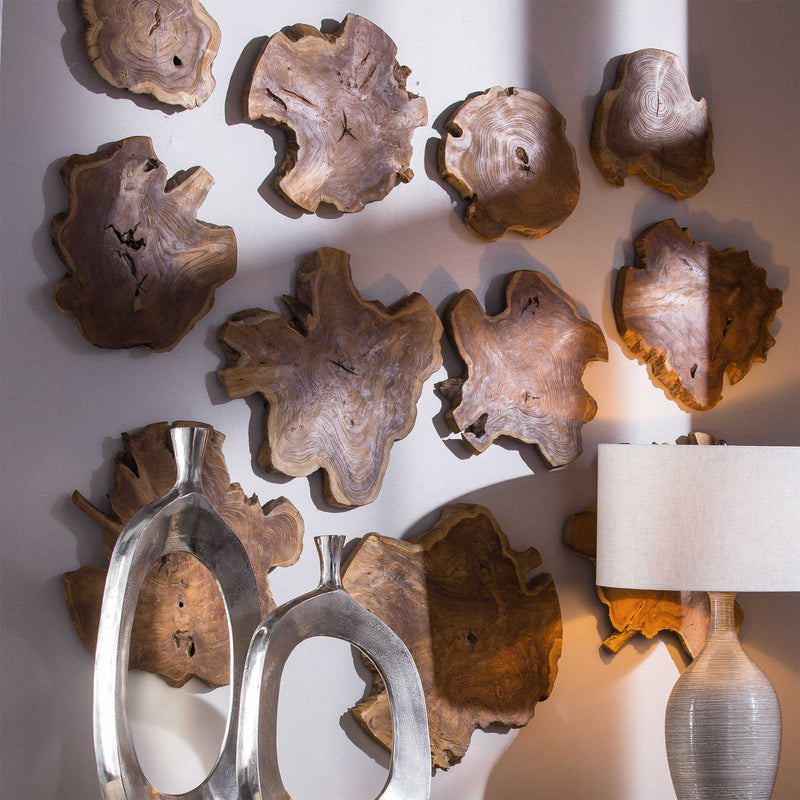 Abstract Wood Wall Art Set of 3