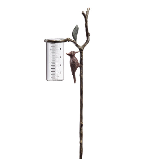 Woodpecker Wide Mouthed Rain Gauge by San Pacific International/SPI Home