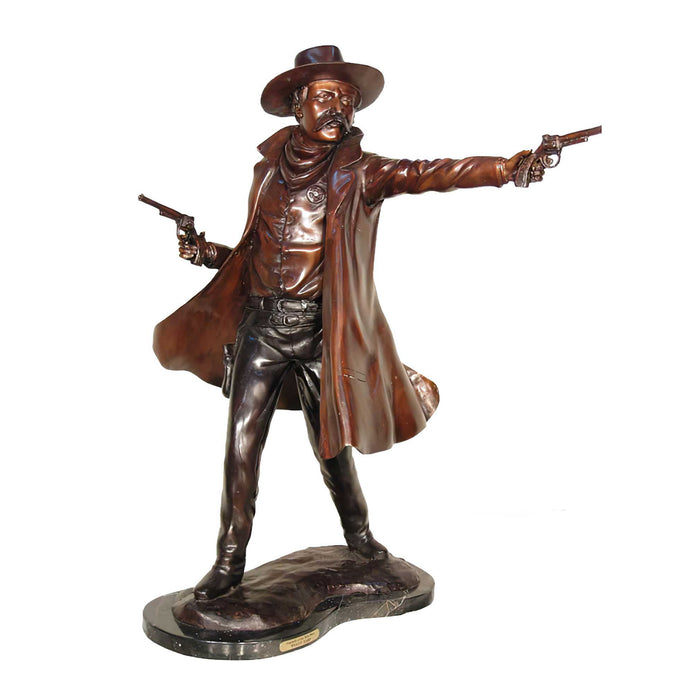 Wyatt Earp Bronze Sculpture