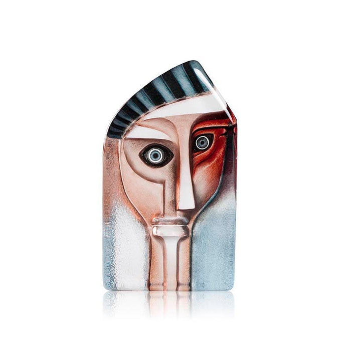 Xerxes Crystal Mask Sculpture by Mats Jonasson