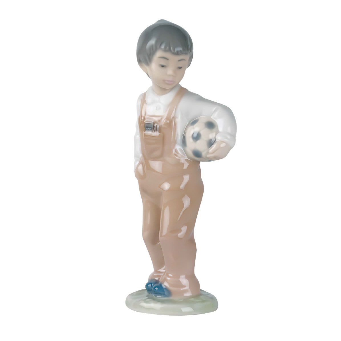 NAO by Lladro Figurine- Wanna Play-Boy with Soccer Ball- NEW! 2001068 ...