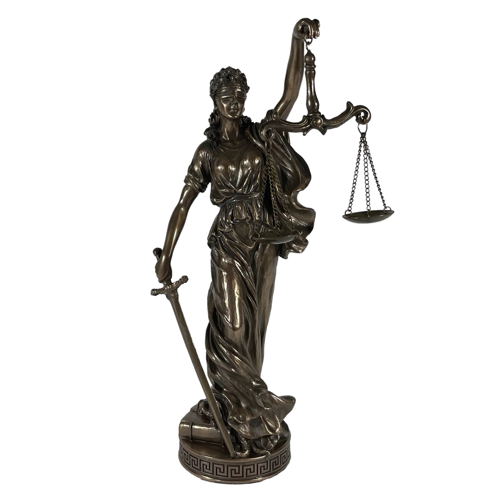 La Justicia Statue - Scale In Left Hand